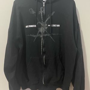 vintage bruce springsteen zip up jacket